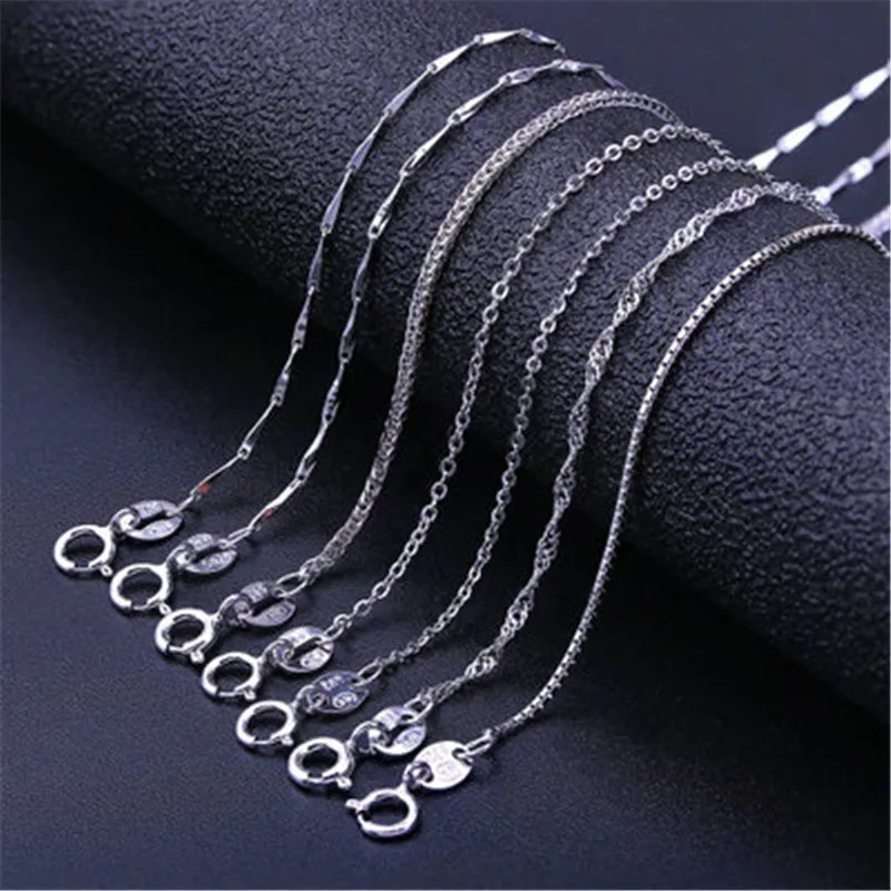 925 sterling silver Classic Basic Chain 100 925 Sterling Silver