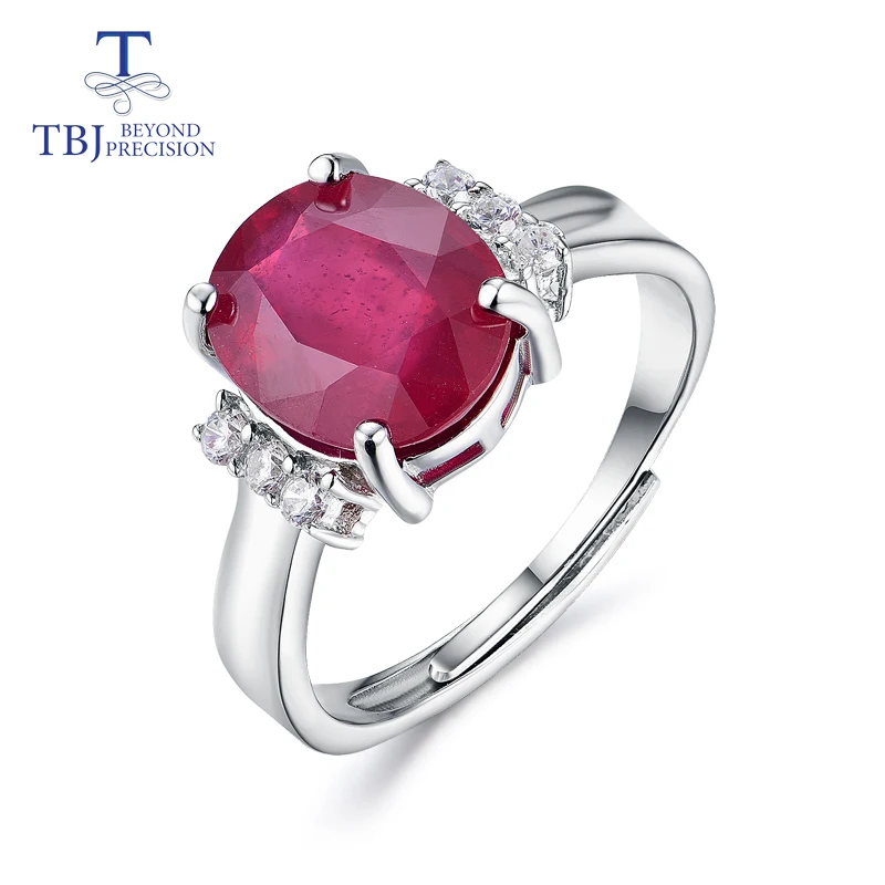 TBJ,Ruby rings natural gemstone oval 9*11mm 925 sterling silver fashion fine jewelry for girls wedding & birthday gift TBJ,Ruby rings natural gemstone oval 9*11mm 925 sterling silver fashion fine jewelry for girls wedding & birthday gift