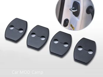 

For Toyota Land Cruiser Prado FJ150 2010-2018 Plastic Interior Door Lock buckle / Door Stop Rust Waterproof Protector Cover 4pcs