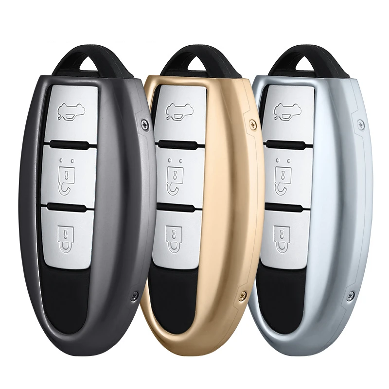 

1 Piece Car Key Case Dedicated For Nissan Aluminum Key Case Buckle Set Car Accessory High Quality Gift
