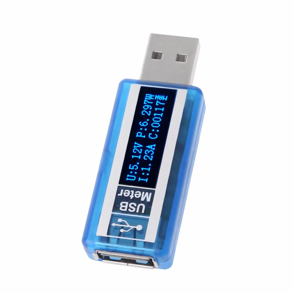 USB OLED Tester Voltmeter Ammeter Power Capacity Meter Voltage Current