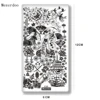 Japanese Series Nail Stamping Template Warrior Geisha Lantern Images Printing Art Plates Stencil for Hand Nails Decoration C30 2