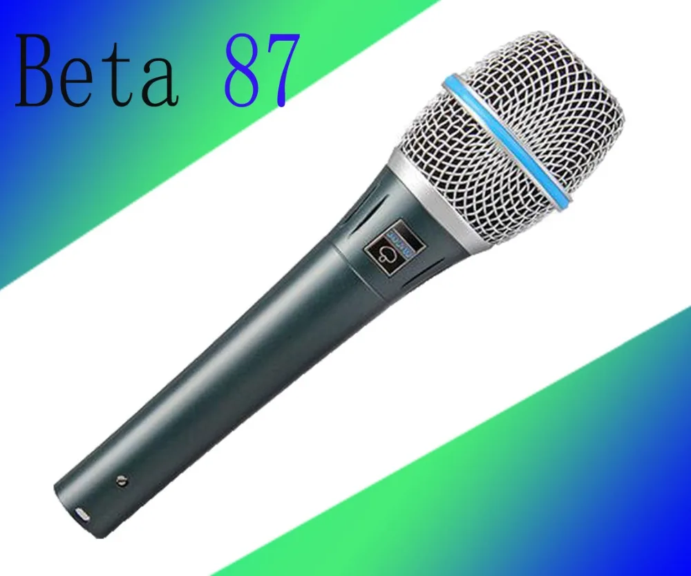 Beta87A суперкардиоидный голосовой микрофон Beta 87A 87 A с ярким и четким
