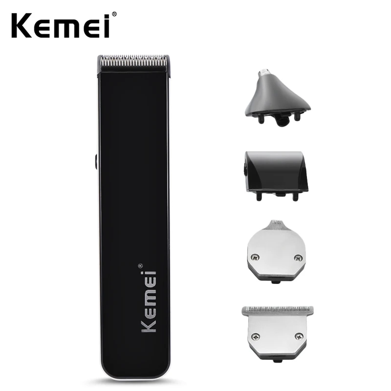

4 In 1 Electric Hair Clipper Rechargeable Battery Cutting Machine With 4 Limit Combs Portable Cordless Hair Trimmer