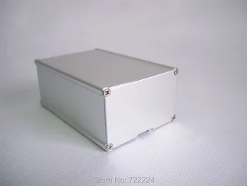 

1 pcs/lot 68*43*100mm Sand blasting surface extruded aluminum box 6063-T5 injected aluminum enclosure for PCB Electronic case