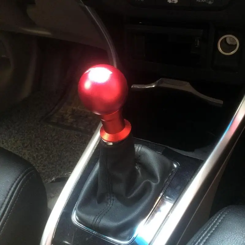 Universal de aluminio del coche Gear Shift Knob Ball cabeza Manual Bola Cambio Original transmisión vehículo Auto parte Universal de aluminio del coche Gear Shift Knob Ball cabeza Manual Bola Cambio Original transmisión vehículo Auto parte