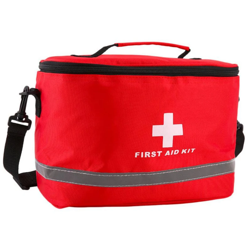 Kit de primeros auxilios gran correa de hombro de coche portátil de emergencia médica bolsa a casa viajes al aire libre Kits de supervivencia Camping bolsa de almacenamiento