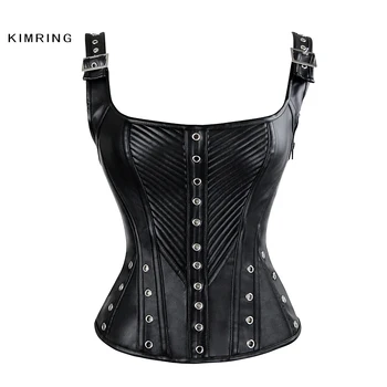 

Kimring Corset Waist Trainer Corset burlesque Sexy Lingerie Steampunk Top Waist Cincher Gothic Corsets and Bustiers