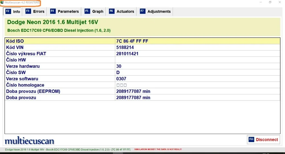 MultiEcuScan v4.2 полный зарегистрированный