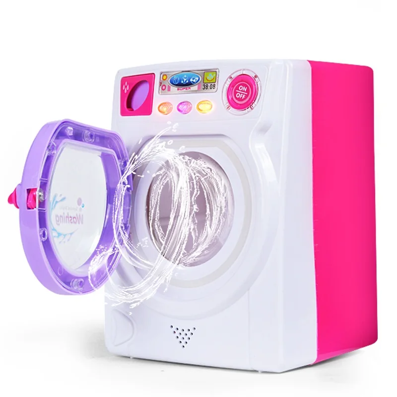 EFHH Child Educational Pretend Play Can Be Loaded Water Simulation Washing Machine Appliances font b Toys