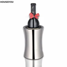 Охладитель бутылок вина из нержавеющей стали охладитель напитка шампанского охладитель пива ведро льда KTV бар Паб винный охлаждающий инструмент Аксессуары