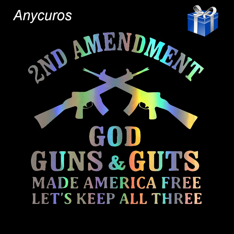 Автомобильный Стайлинг Anycuros 2-е изменение Dieu Guns &amp Guts сделано в Америке давайте