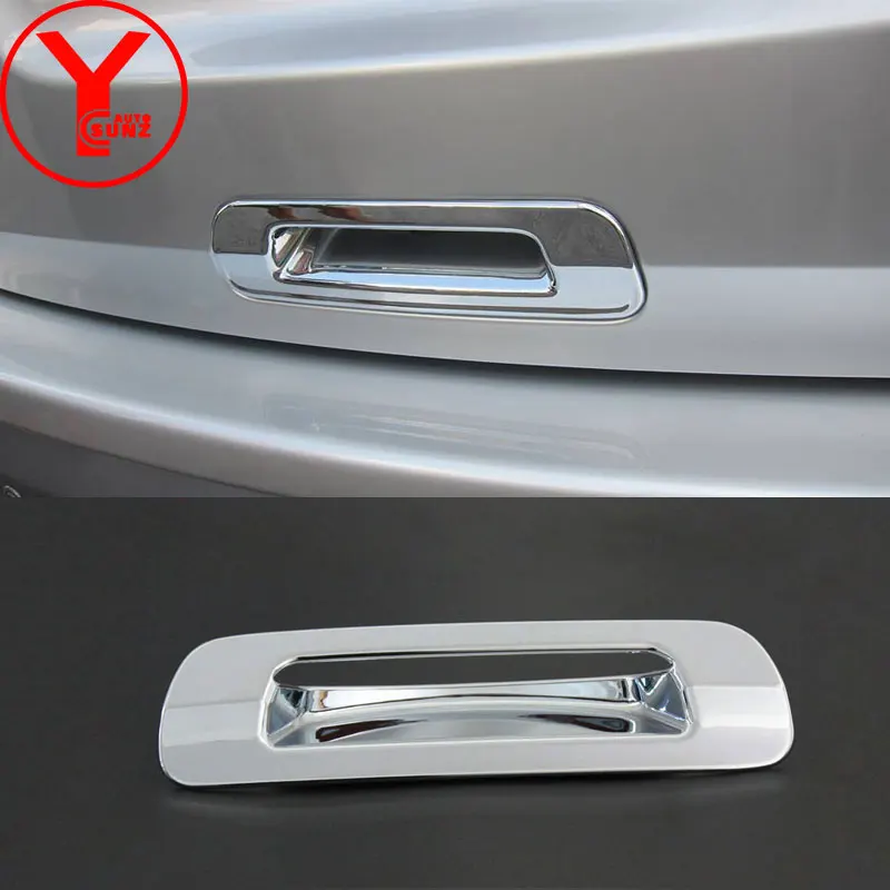 Buy 2013 2019 chrome tail gate cover For ISUZU MU X