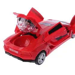 Светодио дный 3D светодиодный мигающий свет автомобиль игрушка электрическая музыка звук автомобили для детей подарок