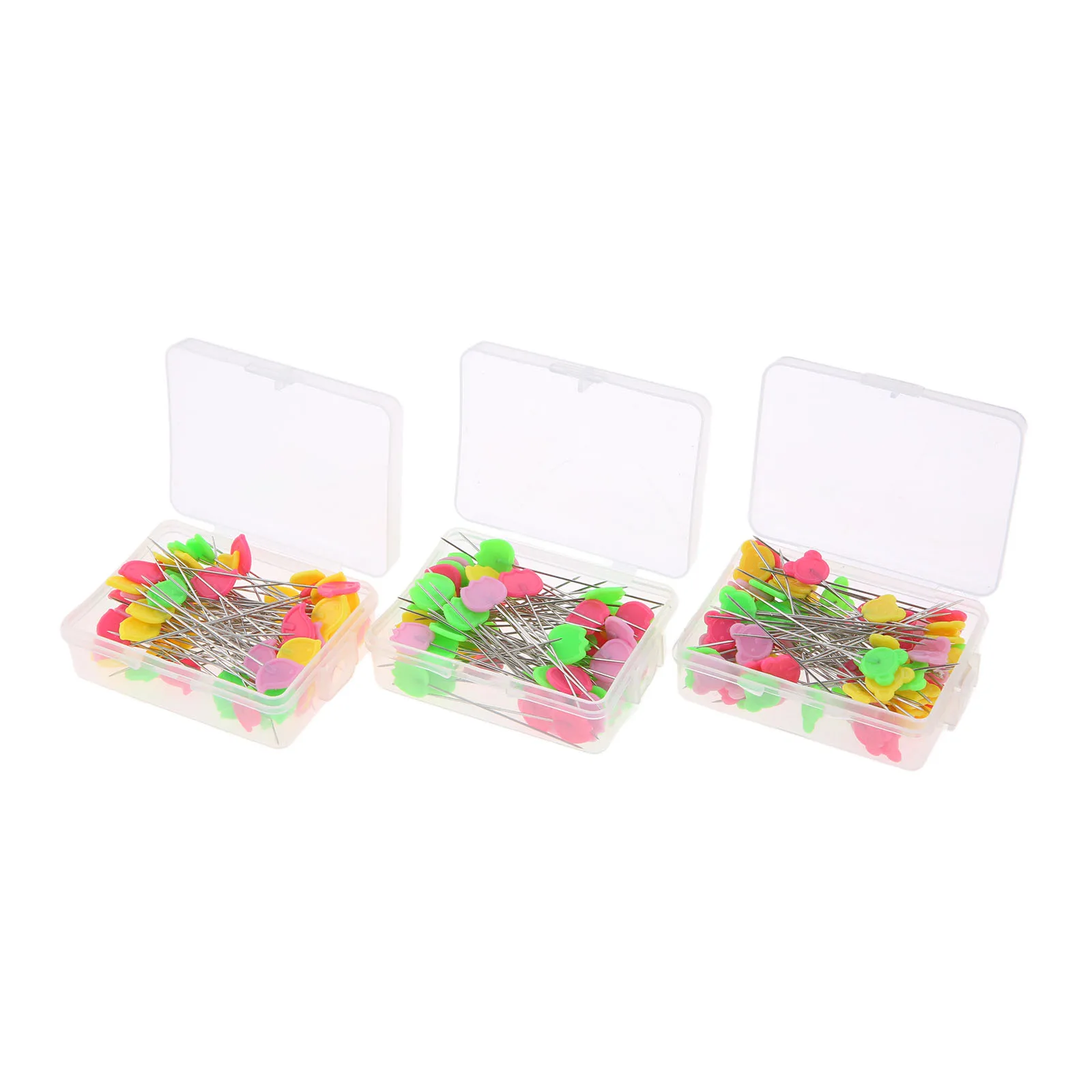 

80Pcs/bag Dressmaking Pins Sewing Patchwork Pins Tulip/Bird/Bear Head Pins Sewing Tool Needle Arts Sewing Accessories
