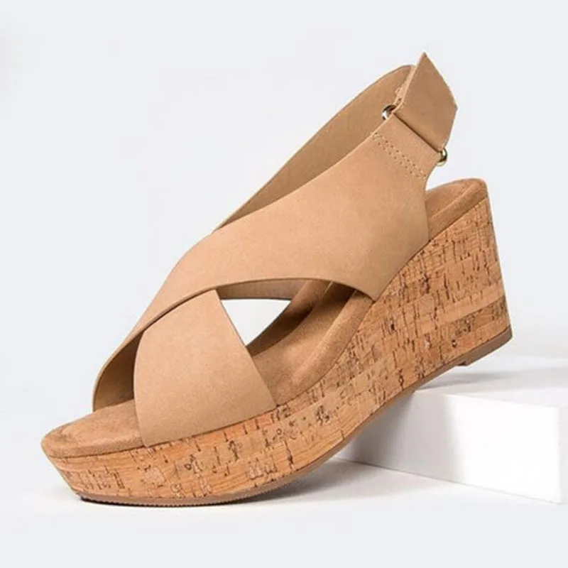 

Women Sandals 2019 Big Size Woman Platforms Gladiator Sandal Wedges High Heel Shoes Elegant Shoes Woman Sandals Zapatos De Mujer