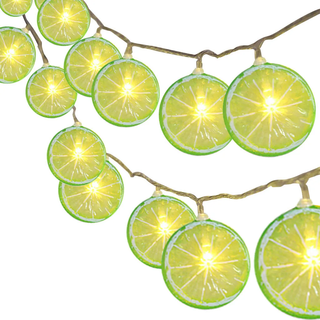 Лимонная Фея светильник s с 20 светодиодный на батарейках Свадебный Рождественский домашний Декор светодиодный светильник гирлянда уличная гирлянда Новогодняя гирлянда
