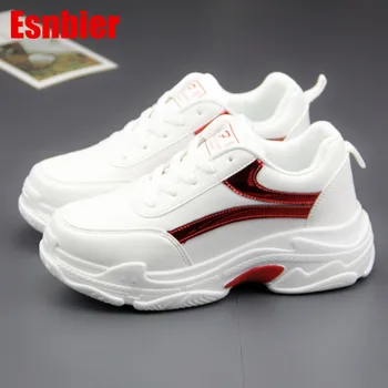 

Fashion Platform Sneakers New Autumn Women Shoes For Woman Casual Shoes Wild Platform Heels Female Leisure Women White Sneakers