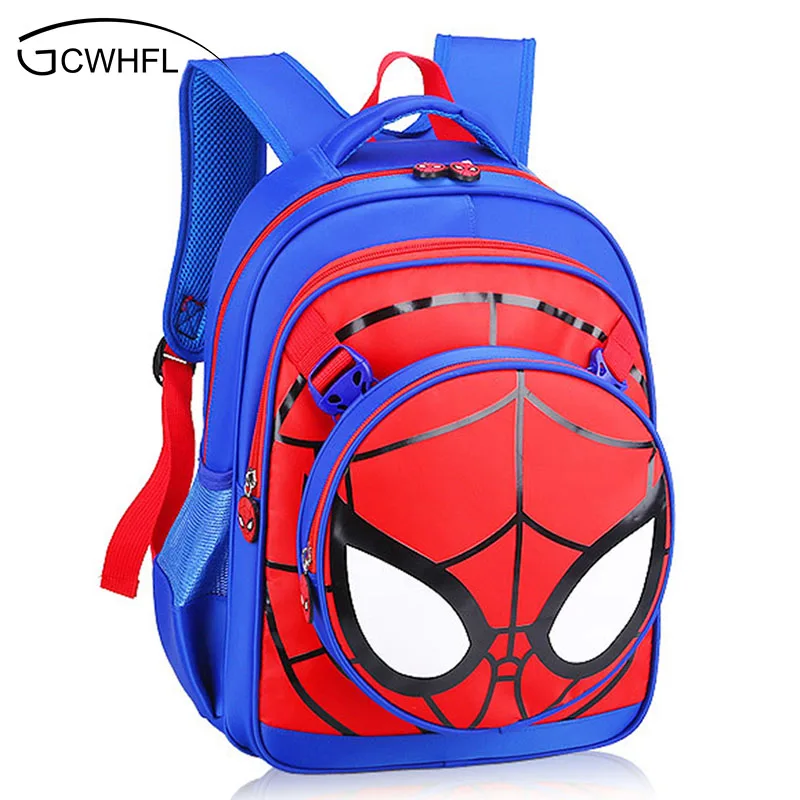 Hot Spiderman Children School Bags 3D Cartoon Boys Book