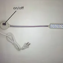 Светодиодная швейная лампа для машины белый фиолетовый рабочие туфли со светодиодами машина фонарик одежда со светодиодами автомобильные лампы магнит адсорбционный свет