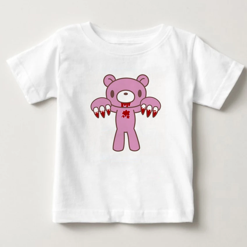 

Boys Costume Summer Real T Shirts Children Gloomy Bear Short Sleeves Character Cotton Design High Quality Children T Shirt