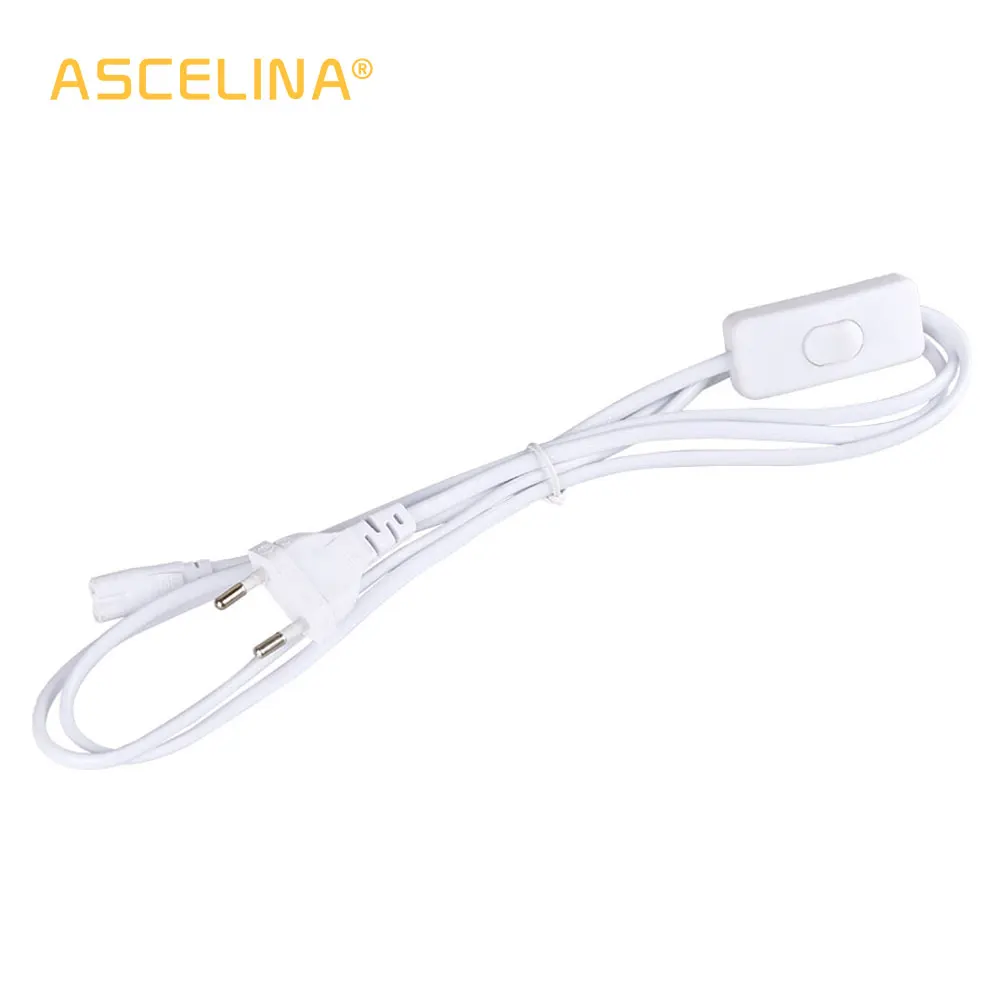 

ASCELINA 1.8m EU power cord 3/2Prong Power Extension Cord electronic diy kit plug and socket extension cable AC POWER Supply