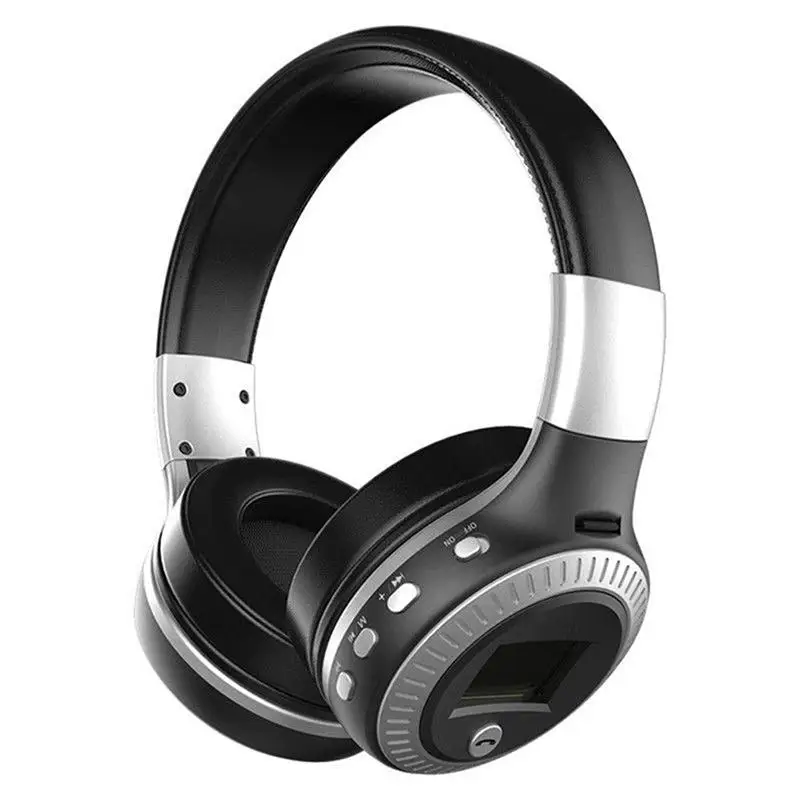 EastVita Bluetooth 4,1, беспроводные стерео наушники, складная гарнитура, супер бас наушники, TF карта, MP3, FM радио, Handfree, с микрофоном r20 - Цвет: Black silver