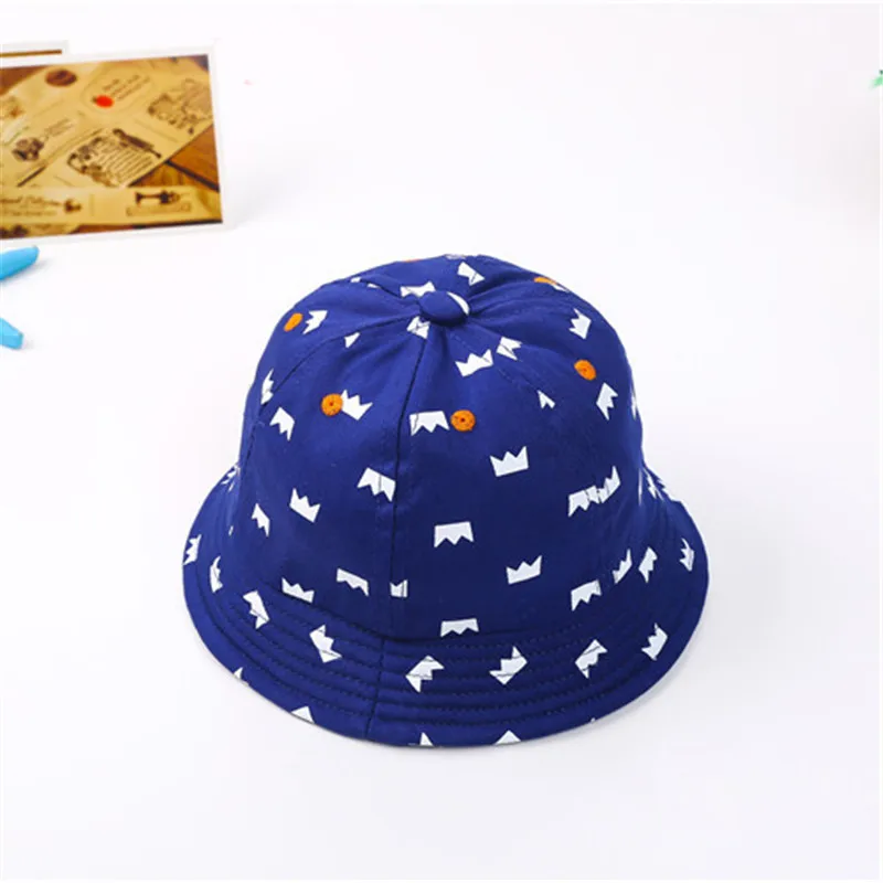Beanie Cute Baby Boy Bucket Hat Toddler Girls Sun Hat with Brim Kids Cotton Summer Hat Child