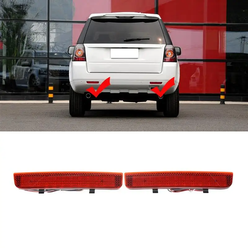

2 Pcs/Lot Car Styling 12V 10W Rear Bumper Lamp LED Turn Signal Warning Brake Light For Land Rover Freelander 2 2008 - 2015