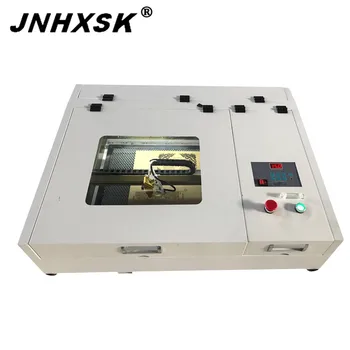 

JNHXSK 50W TS4040 mini desktop laser engraving and cutting machine with honeycomb 400*400mm CE FDA CO2 laser engraver low price