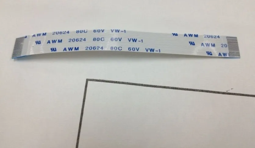 Free shipping FFC Type A Flex Ribbon Power Cable AWM 20624 80C 60V 80mm 16pin 2