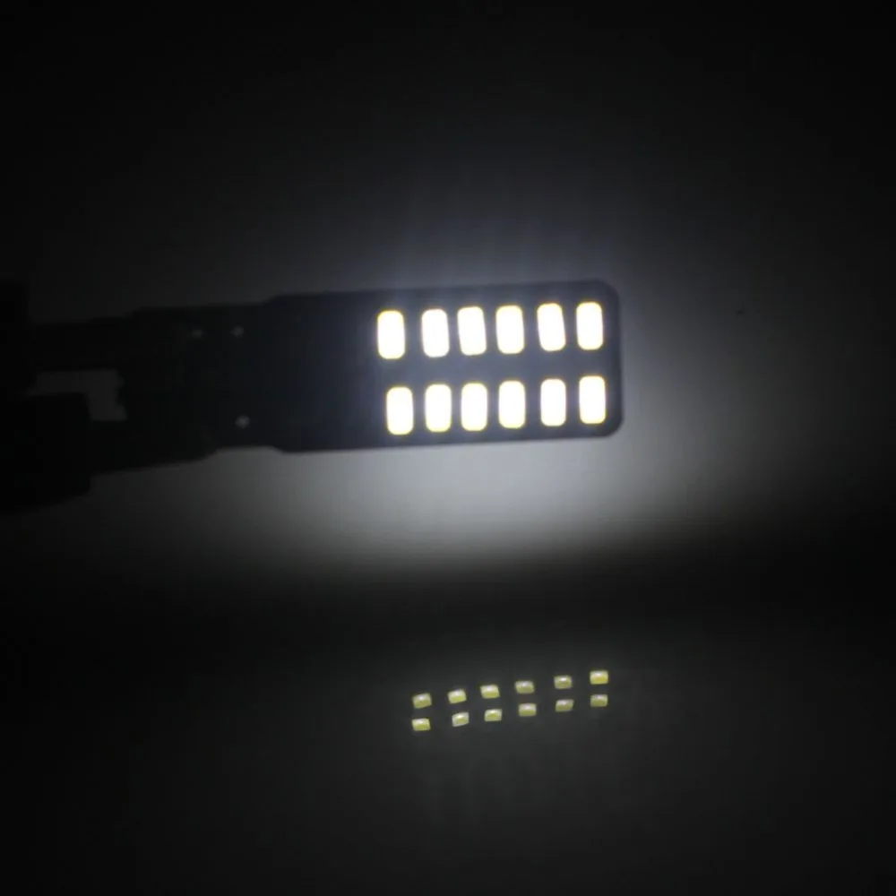 10 шт. T10 Canbus Led 24led 3014smd T10 светодиодные, под шину Canbus, для автомобиля света с поверхностным монтажом W5w Led 194 T10 24smd Canbus Светодиодная Лампочка