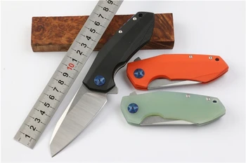 

Free shipping ZT0456 D2 Blade Tactical Folding ZT Knife flipper Ball bearing system G10 Handle Survival Hunting EDC Knife