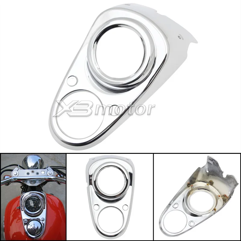 

For Honda Magna 250 VF250 Motorcycle ABS Chrome Speedometer Tachometer Meter Case Gauge Cover Instrument Shell