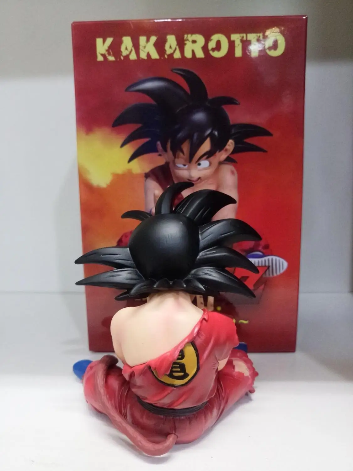 Аниме Рисунок 10 см Dragon Ball Z Son Goku Kakarotto Children ver. ПВХ фигурка модель игрушки ребенок