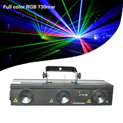 4 шт.. Professional Disco освещение RGB полный цвет луч проектор лазерные огни для дискотеки DJ Бар