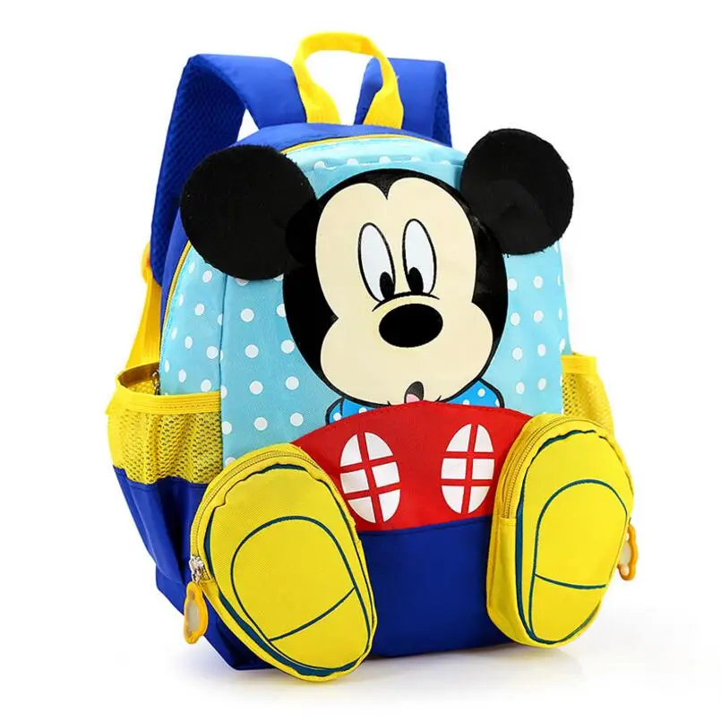 cheap 2018 Mickey School Bag Minnie Kids Bag Children Backpack Kindergarten Backpack kid School Bags Satchel for Boys Girls
