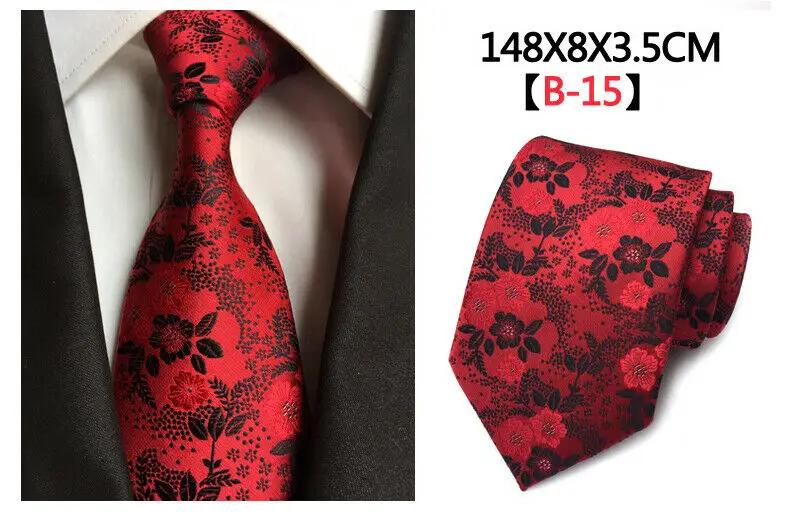 Новые строгие галстуки для мужчин классические Полиэстеровые тканые вечерние галстуки с принтом модные тонкие свадебные деловые мужские повседневные Gravata