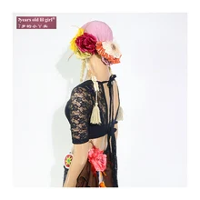 Кружевной топ для танца живота Ats, племенной Топ для танца живота, кружевной топ с коротким рукавом choli, BE21-25