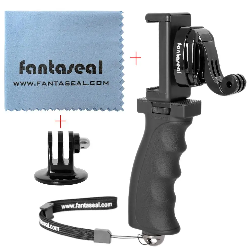 Fantaseal камера стабилизатор рукоятка + смартфон клип крепление для iPhone Xiaomi samsung Eken H9R