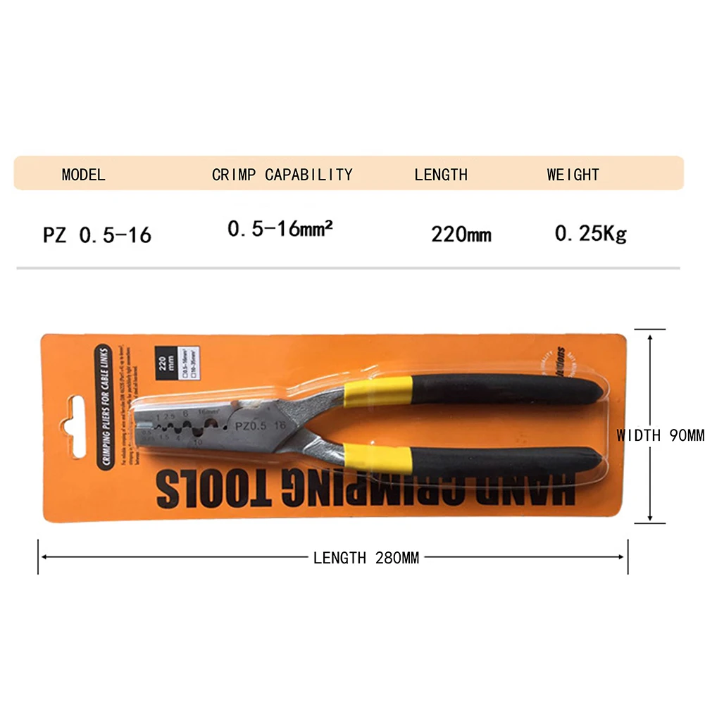 PZ 0,5-16 обжимной инструмент для кабелей автоматический резак для зачистки проводов многофункциональный инструмент для зачистки кабеля