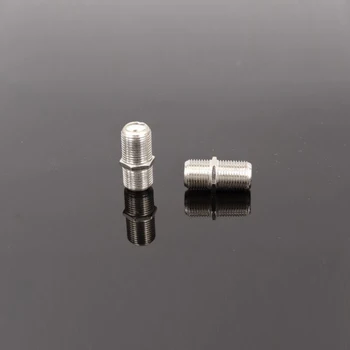 

50pcs F Female F81 Female To Female TV Cable Connector Metric Inch Thread Straight Through Security Adapter Monitoring Plug