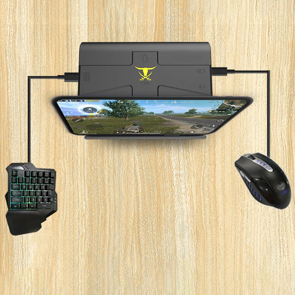 

Assist Mobile Controller Mouse Keyboard Converter Gaming Adapter Connector PC Plug And Play Multifunction Easy Operation