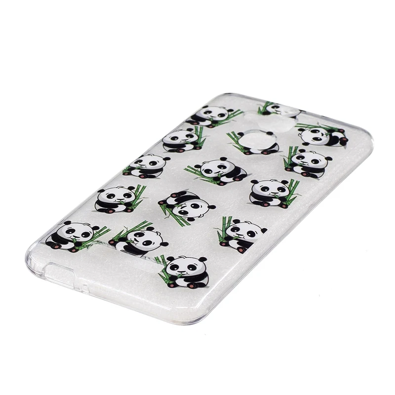 Zc520tl мода мягкий чехол TPU Прекрасный Panda девушка прозрачный силиконовый