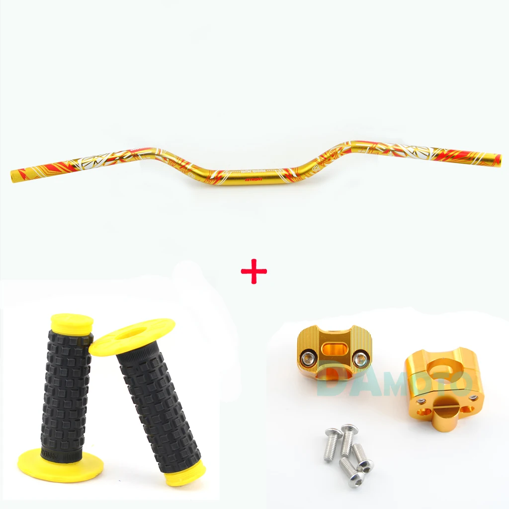 1 1/8" 28mm Fat Bar Aluminum Alloy Handelbar Fit Dirt Bike MX Motocross