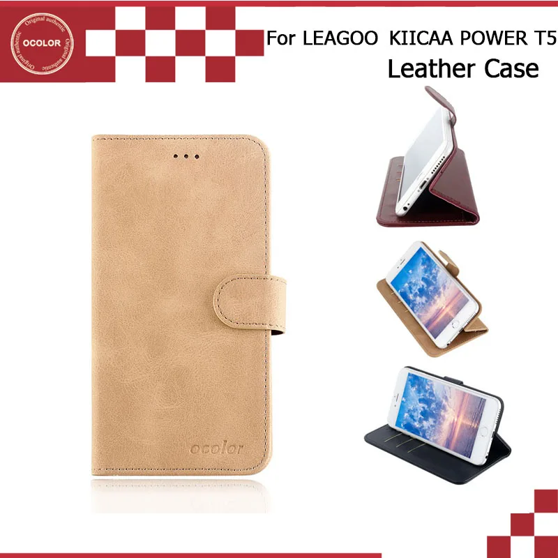 Ocolor для Leagoo Kiicaa power чехол из искусственной кожи с защелкой Кошелек защитный