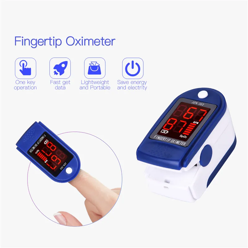 

NEW finger oximeter Digital pulse oximeter case Portable Medical Household Heart Rate Monitor Blood Oxygen SpO2 Saturation Meter