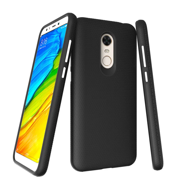 

Case for Xiaomi Redmi 5 Case Redmi 5 Plus Triangle Shield Case TPU+PC Back Protective Cover for Xiaomi Redmi 5/5 Plus Phone Case