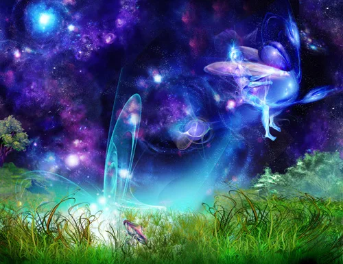 Horizontal Art fabric Party photography backdrops Flower Fairy photo background for portrait XT-3848 | Электроника