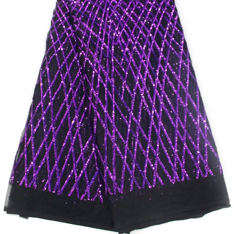 

French lace high-quality African gauze lace fabric 2018 sequins Nigerian clothing African lace fabric